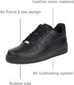 Nike Air Force 1 Low LE Triple Black (DH2920-001) 4.5 (GS) - Image 3